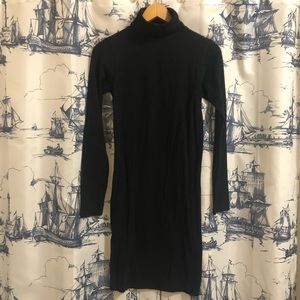 American Apparel Black Turtleneck Dress